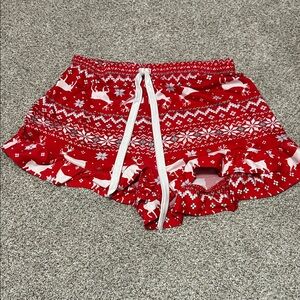 Red Festive Reindeer Shorts
